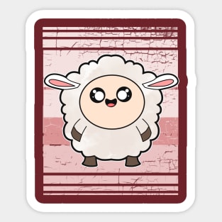 Pink Sheep Sticker